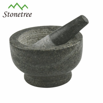 Almofariz e pilão de granito natural para venda quente